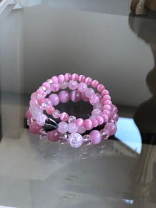 Strawberry Rock Candy bracelet stack Thanksgiving 2019 sale
